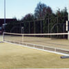 Tennisnet, model T125 4 Tennisnet voor vrijstaande tennisinstallatie.